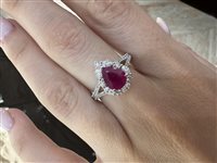 Anillo Crivelli Mujer in Oro blanco Rubino 1.28 Ct 035-VR26670 - 035-VR26670